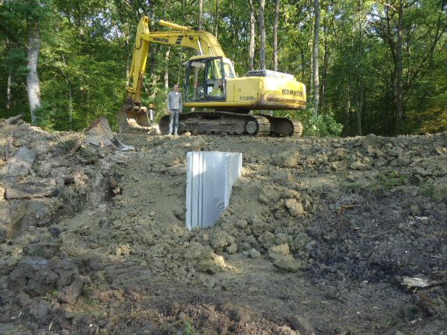 chantier assainissement